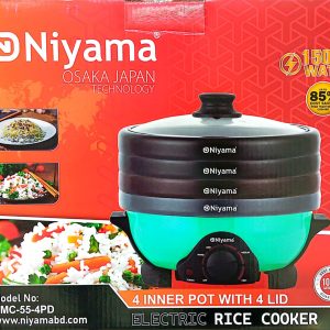 Niyama NMC-55-4DP Multi Cooker 4 Pot (5.5 L)